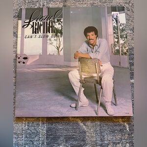 Lionel Richie Can’t Slow Down Vinyl Record Vintage 1983 EUC